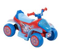 Marvel Spidey and His Amazing Friends Electric Ride On Quad Bike for Kids ages 1.5-3 years Red and Blue Spiderman 6V Fun
