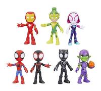 Marvel Hasbro, Spidey and His Fantastic Friends, Hero Action Figure, 10 cm Action Figure, Superhero Toys, 1 Piece, Assortment Model