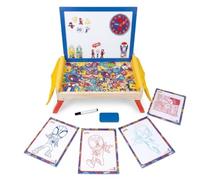 Marvel Spidey and His Amazing Friends Kids Activity Desk - Wooden Folding Lap Desk with Whiteboard, Magnetic Accessories, Storage Pockets & Marker - Portable Play Table for Boys & Girls