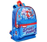 Marvel Spidey and His Amazing Friends Kids Backpack | Spiderman School Bag Lightweight & Durable Polyester Rucksack | Perfect for Nursery, Preschool & Travel | “Spidey to the Power of 3” Design