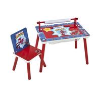 Marvel Spidey And His Amazing Friends Kids Table And Chair Set - Activity Table For Toddlers With Lift-Up Tabletop & Chalkboard