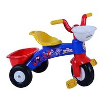 Marvel Spidey and His Amazing Friends Kids Tricycle for 1-3 Year Olds - Toddler Bike Trike with Front & Back Storage Basket - Officially Licensed Kids' Trikes for Boys, 25kg Load Capacity, Blue