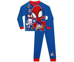 Marvel Spidey And His Amazing Friends Pyjamas | Boys’ Pyjama Sets | Spiderman PJs | Official Spiderman Merchandise | Blue 4-5 Years
