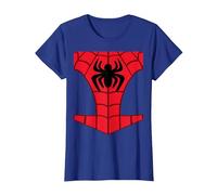 Marvel Spidey and His Amazing Friends Spider-Man Costume T-Shirt, Women, Royal Blue, Medium