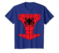 Marvel Spidey and His Amazing Friends Spider-Man Costume T-Shirt, Youth, Royal Blue, Medium