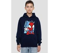 Marvel Spidey And His Amazing Friends Spidey Senses Youth Kids Pull-Over Hoodie, Navy Marvel Navy 9-11 Years