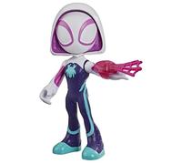 Marvel Spidey and His Amazing Friends Supersized Ghost-Spider 22.5-cm Action Figure, Preschool Toys, Super Hero Toys for 3-Year-Old Boys and Girls and Up