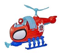 Marvel Spidey and His Amazing Friends Team Spidey Copter, 7.6-cm (3 inch) Action Figure & Toy Vehicle with Projectile, Super Hero Toys, Ages 3+