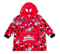 Marvel Spidey Boys Hoodie Spiderman Hooded Fleece Sweatshirt (Spidey, 2-4 Years) Red