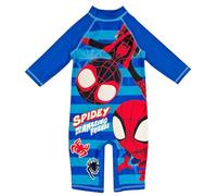Marvel Spidey Boys Swimsuit Swimming Suit All in One UPF40 Sun Safe (Spidey, 4-5 Years) Multicolour