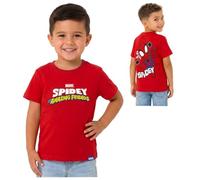 Marvel Spidey Boys T Shirt Personalised Spiderman Initial Number Cotton Top