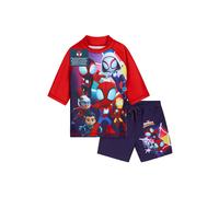 Marvel Spidey & Friends 2 Piece Swim Set Rash Vest & Shorts | Size: 3-4 Years Marvel Multicolor 3-4 Years