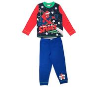 Marvel Spidey & Friends Boys Christmas Pyjamas Spidey Is Coming To Town Character Nightwear, Blue, Age 4-5 Years