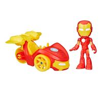 Marvel Spidey & Friends Iron Man Iron Racer Vehicle Set