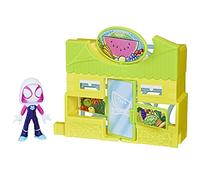 Marvel Spidey & Friends PlaySets Spectacular in the City - 2.5" Figure Kids Toy - Ghost Spider - Gifts for Boys and Girls 3+