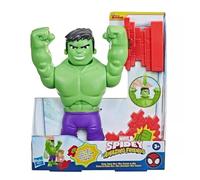 Marvel Spidey & His Amazing Friends Action Figures Superheroes + Villains (Choose Figure) (Hulk Power Smash), Black, 4 Inch