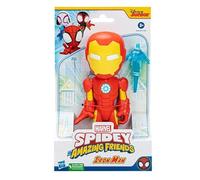 Marvel Spidey & His Amazing Friends Action Figures Superheroes + Villains (Choose Figure) (Iron Man (9 inch)), Red