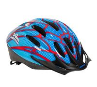 Marvel Spidey & His Amazing Friends Boys Bike Helmet - Red & Blue Spiderman Design Lightweight Adjustable Safety Protection +Visor and Ventilation for Boys Aged 3+ 50-54cm