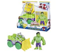 Marvel Spidey & His Amazing Friends Dump Truck & Hulk - With Figure