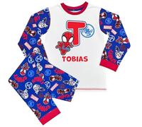 Marvel Spidey Personalised Boys Pyjamas Initial & Name Spiderman PJs (Spidey Initial & Name, 4-5 Years) Blue