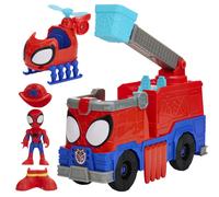 Marvel Spidey und Seine Super-Freunde Rescue-Webs Feuerwehrauto, Action-Figur (7