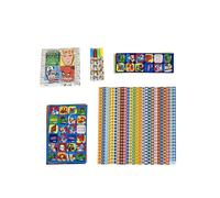 Marvel Sticker Pack - Includes 1000 Stickers in Different Sizes - Perfect for Scrapbooking - Black and White - Original Product Designed in Spain