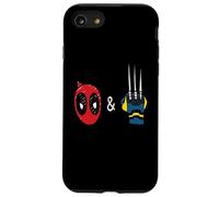 Marvel Studios Deadpool & Wolverine Mask & Claw Emoji Icons Case for iPhone SE (2020) / 7 / 8