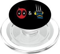 Marvel Studios Deadpool & Wolverine Mask & Claw Emoji Icons PopSockets PopGrip for MagSafe