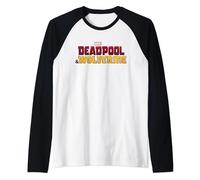 Marvel Studios Deadpool & Wolverine Official Movie Logo Raglan Baseball Tee