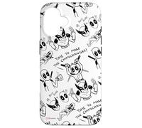 Marvel Studios Deadpool & Wolverine Toony Doodles Pattern Case for iPhone 16