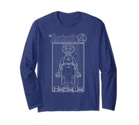 Marvel Studios Fantastic Four: First Steps HERBIE Blueprints Long Sleeve T-Shirt