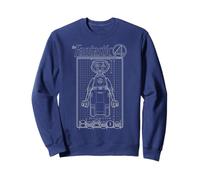 Marvel Studios Fantastic Four: First Steps HERBIE Blueprints Sweatshirt