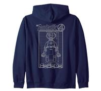 Marvel Studios Fantastic Four: First Steps HERBIE Blueprints Zip Hoodie
