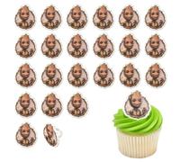 Marvel Studios' Groot Cupcake Rings, 24 DecoPac I Am Groot Cupcake Decorations, Food Safe Guardians Of The Galaxy Cake Toppers, Party Favors - 24 Pack