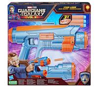 Marvel Studios' Guardians of The Galaxy Vol. 3 Nerf Star-Lord Quad Blaster, 3 Nerf Darts, Role Play Super Hero Toys, 5+, F6872
