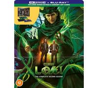 Marvel Studios Loki Season 2 4K Ultra HD & Blu-ray Steelbook (Disney+ Original - includes artcards)