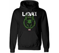 Marvel Studios Loki: Season 2 - Distressed Logo (Unisex Black Pullover Hoodie) H