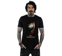 Marvel Studios Men's Iron Man Poster T-Shirt Black XXXX-Large