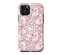 Marvel Studios Spider-Man: BND Movie 2026 Red Web Pattern Case for iPhone 11 Pro