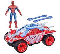 Marvel Studios Spider-Man Day ActionVerse Stretch & Blast Buggy, 11.4-cm Action Figure & Vehicle Toy Set, Super Hero Toys, Ages 4+