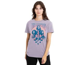 Marvel Studios The Marvels Quantum Heroes Blue Ladies T Shirt, Lavendar, X-Large