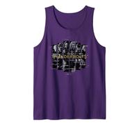 Marvel Studios Thunderbolts Team Glitched with Logo Tank Top, Men, Purple, Small