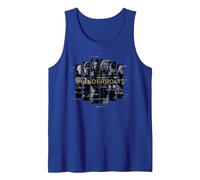 Marvel Studios Thunderbolts Team Glitched with Logo Tank Top, Men, Royal Blue, XX-Large