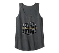Marvel Studios Thunderbolts Team Glitched with Logo Tank Top, Women, Dark Heather Grey, Medium
