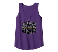 Marvel Studios Thunderbolts Team Glitched with Logo Tank Top, Women, Purple, Medium