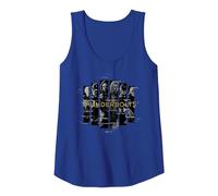 Marvel Studios Thunderbolts Team Glitched with Logo Tank Top, Women, Royal Blue, Small