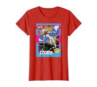 Marvel Studios X-Men ’97 Storm Retro Trading Card T-Shirt, Women, Red, XX-Large
