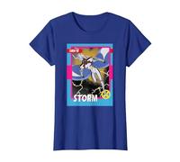Marvel Studios X-Men ’97 Storm Retro Trading Card T-Shirt, Women, Royal Blue, XX-Large