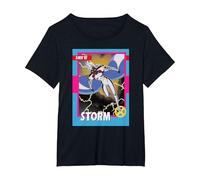 Marvel Studios X-Men ’97 Storm Retro Trading Card T-Shirt, Women's Plus, Black, 1X