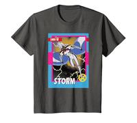 Marvel Studios X-Men ’97 Storm Retro Trading Card T-Shirt, Youth, Asphalt Grey, 2T